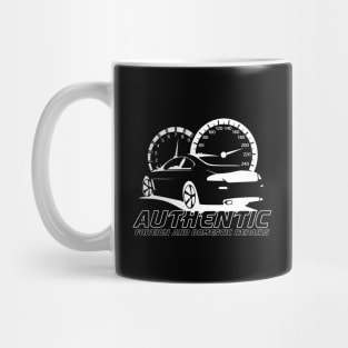 Authentic Auto White Logo Mug
